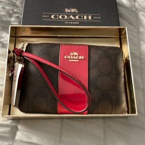 NWT Coach wristlet.